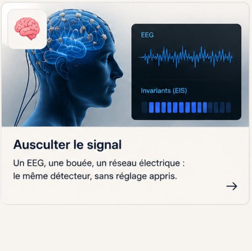 Ausculter le signal — développer le thème
